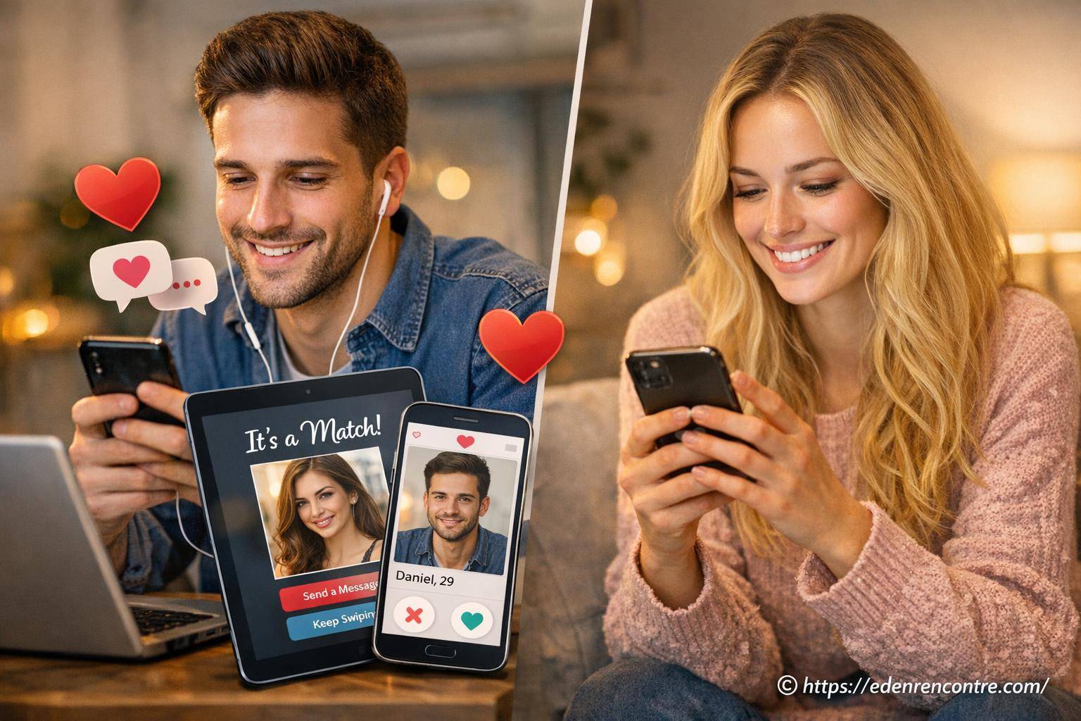 Blog de la rencontre sur le web ou par applications