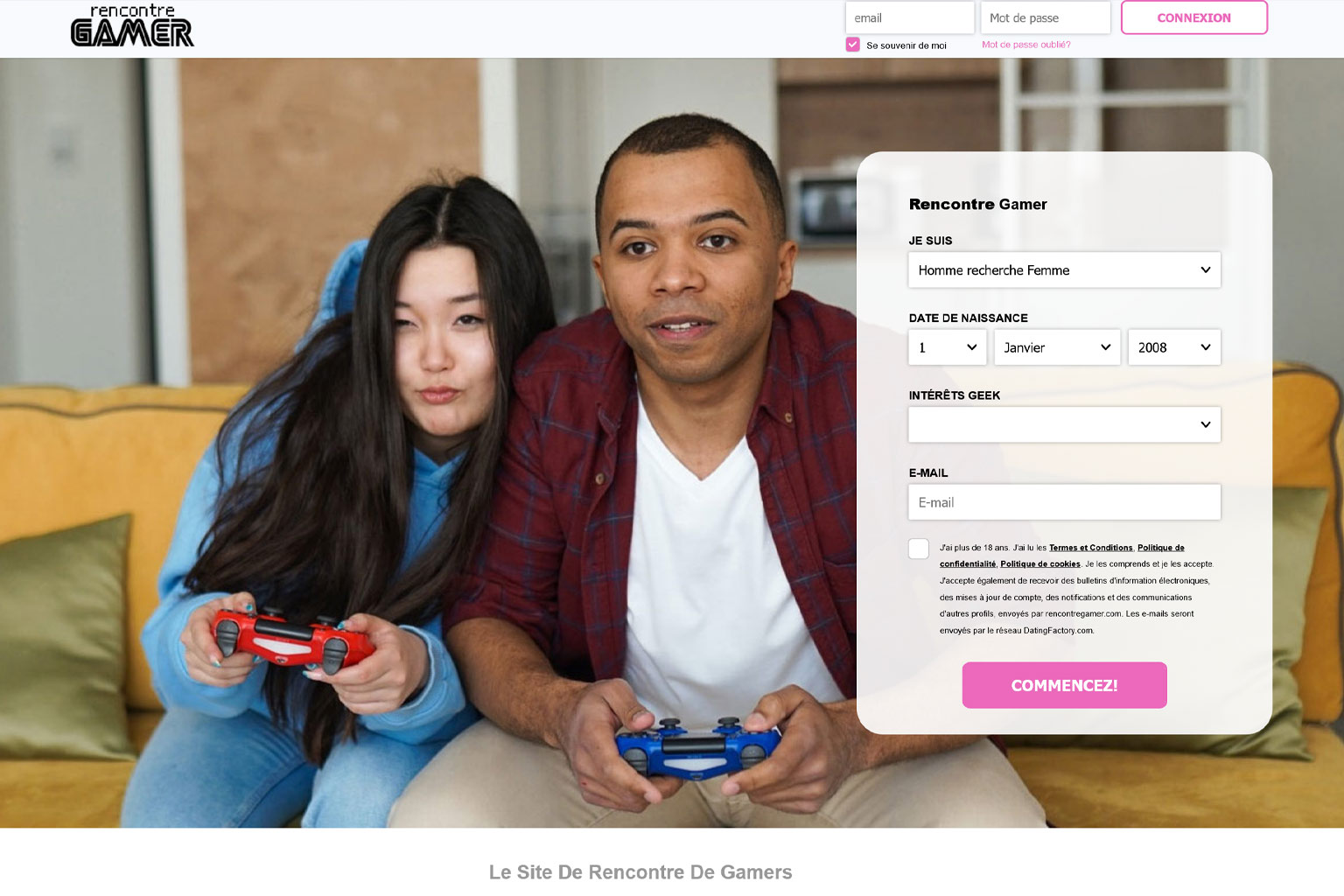 Rencontre Gamer